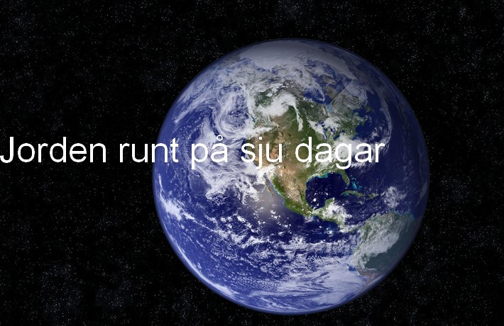 Sju dagar har gått, Jorden-runt-resan är över