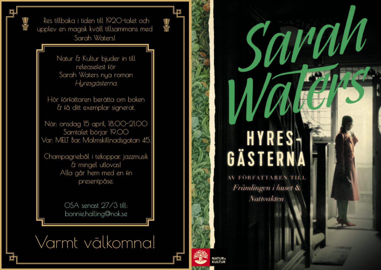 Sarah Waters till Sverige